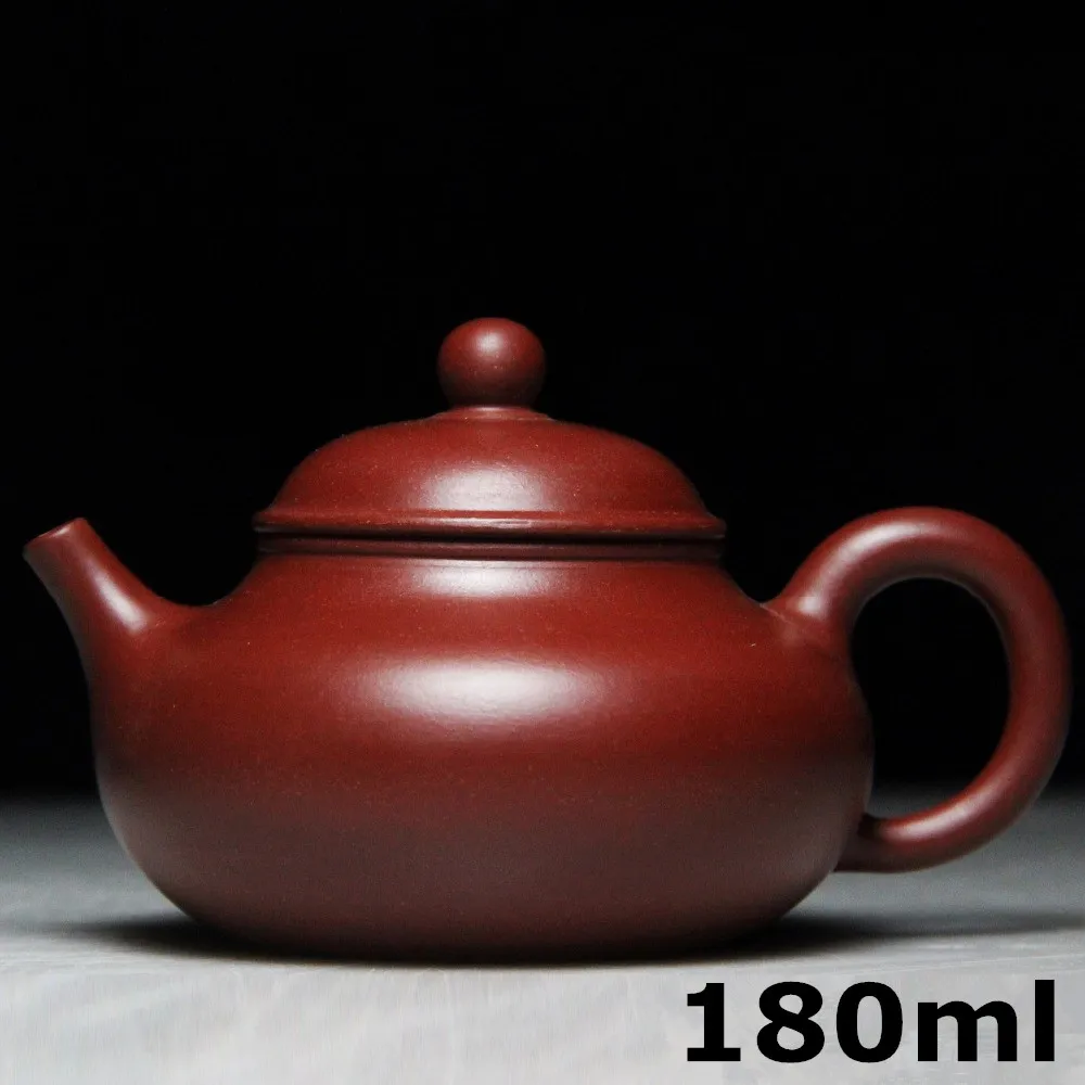 

High Quality Teapot Yixing Teapots Ceramic Handmade Kung Fu Set Zisha Porcelain Kettle 180ml Purple Clay Tea Pot Bouns 3 Cups