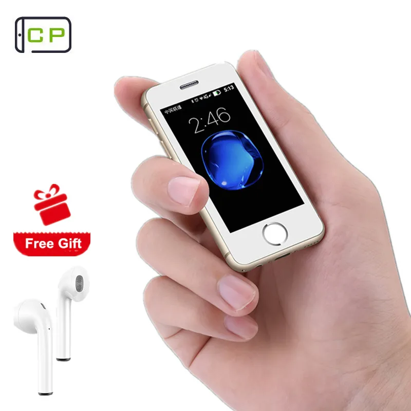 

Melrose S9P 2.5 inch Android 6.0 Ultra-slim Smallest Smartphone Quad Core 1G RAM 8GB ROM Bluetooth Camera WiFi Mini Cell Phone