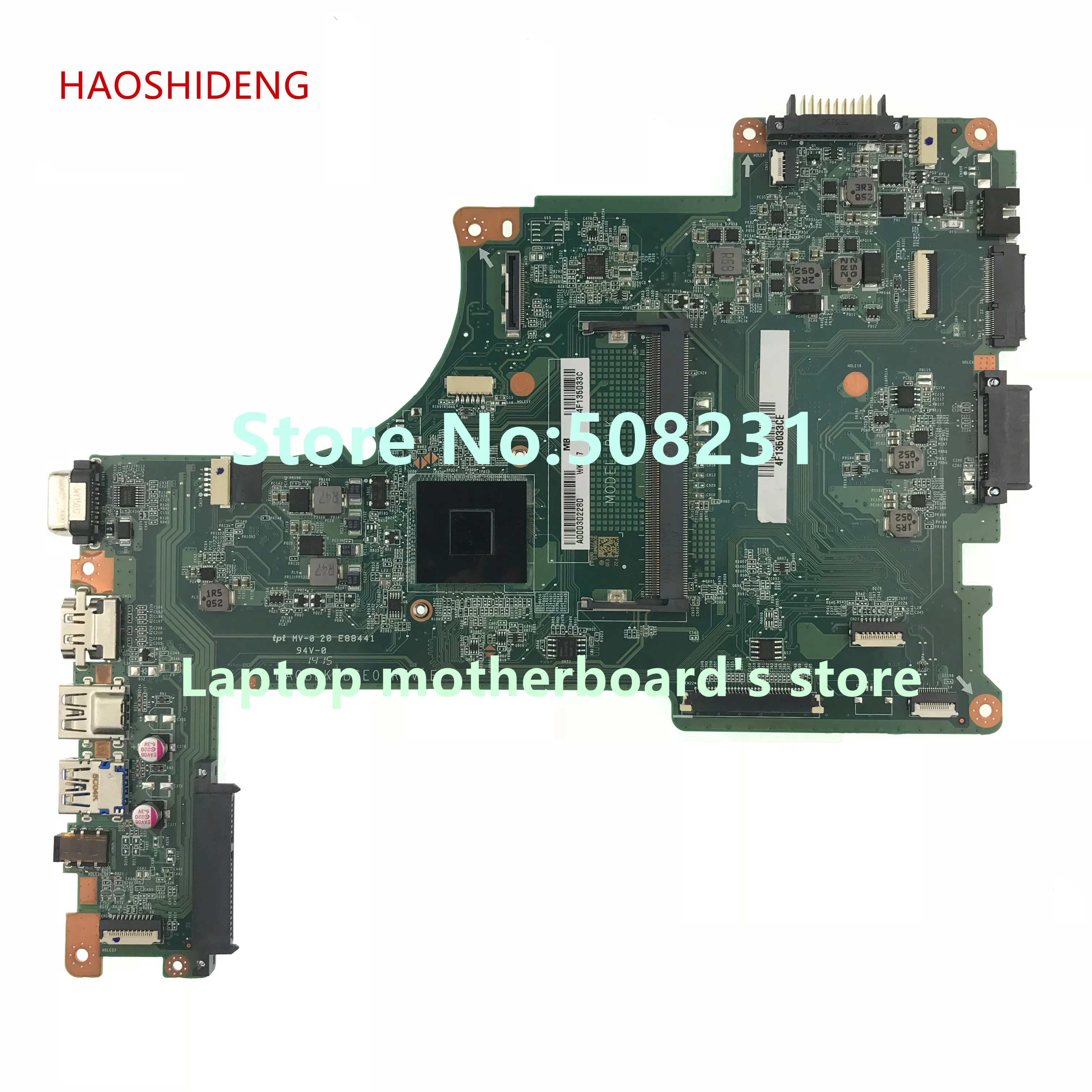 HAOSHIDENG A000302280 DA0BLKMB6E0 mainboard For Toshiba Satellite L50 L50-B L55 L55-B laptop mainboard DA0BLKMB6E0 fully Tested HAOSHIDENG A000302280 DA0BLKMB6E0 mainboard For Toshiba Satellite L50 L50-B L55 L55-B laptop mainboard DA0BLKMB6E0 fully Tested