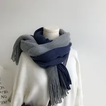 Мода г.; осенне-зимние шерстяные шарфы для детей; теплый шарф в стиле пэчворк для маленьких детей; длинные шарфы 140*20 см