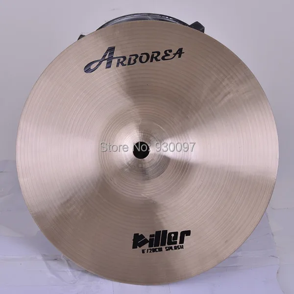 100 handmade Killer 8" splash ,high quality bronze cymbal for salein