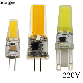 

1 Piece LED G4 G9 Lamp Bulb AC 220V 6W 9W COB SMD LED Lighting Lights replace Halogen Spotlight Chandelier