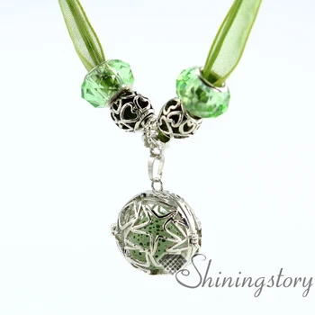 

star openwork essential oil necklace perfume lockets wholesale jewelry scents essential oil diffuser pendant lava volcanic stone