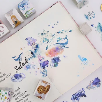 

1 Pcs Kawaii Unicorn Cat Sakura Food Sea Sky Washi Tape Adhesive Tape DIY Scrapbooking Sticker Label Stationery Masking Tape