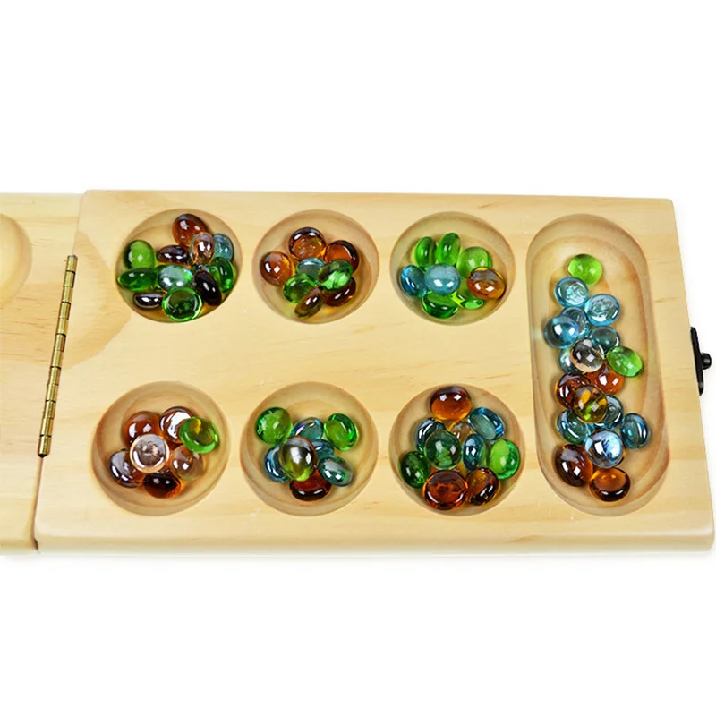 Africa Mancala Board Game Funny Entertainment Game Play with Family/Friends/Party Best Gift for Children