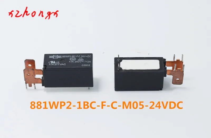 875B-1AH-F-C-24VDC Power Relay 17A 250VAC 4 Pins x 10pcs