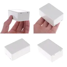 1 шт. Новинка Распределительная коробка пластиковая водонепроницаемая крышка проект электронный инструмент чехол Корпус белая коробка 70X45X30 мм Лидер продаж