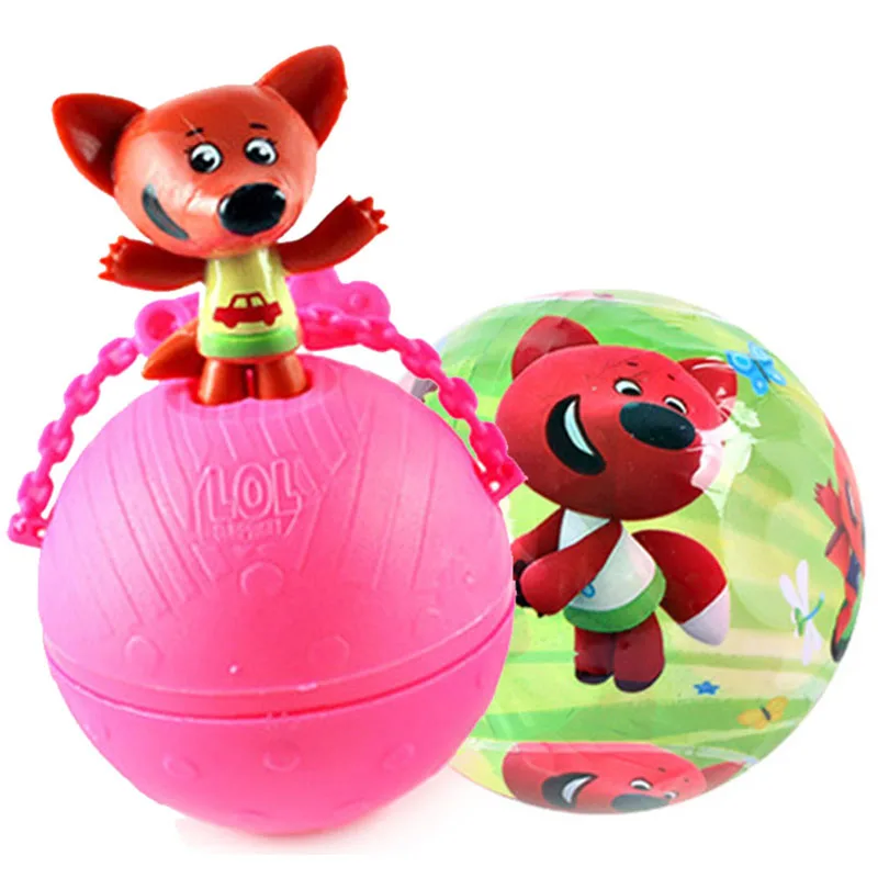 1/4/8 шт. Мишка Мими Pet модель яйцо сюрприз кукла снос новинка дети распаковки мяч, двигающиеся игрушки для девочек магический подарок - Цвет: 1pcs