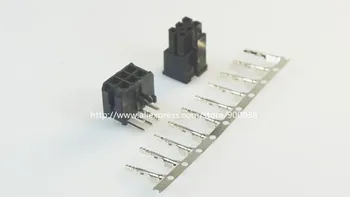

10 sets Micro-Fit connector 3.0 mm 2x3 Pin 6 P Wafer right angle Plus Receptacle Housing and terminal 43025 / 43045