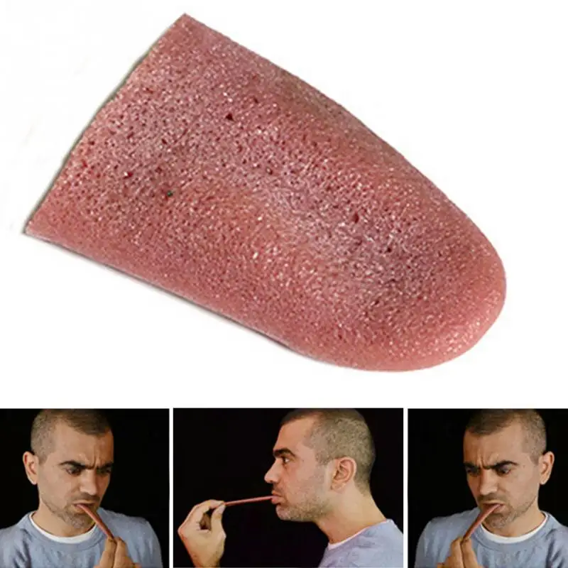 

Horrible Tongue - Specially Function FOR Halloween Close-up Terror Mask Magic Trick False Tongue Magic Accessories Joke