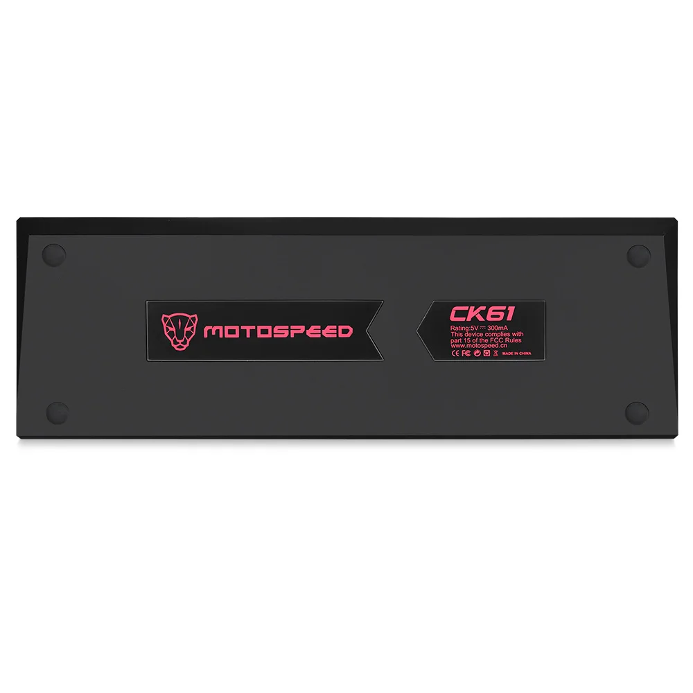 MOTOSPEED CK61 RGB Механическая игровая клавиатура OUTMU Blue Switches Keyboard 61 Keys Anti-ghosting с подсветкой для игр Black