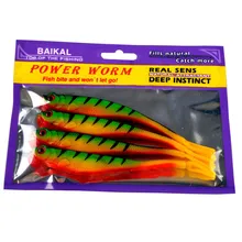 4 шт./пакет 53g13cm рыболовного крючка FishingBait Мягкая приманка живот грудь вилка кости имитация рыбы снасть искусственные приманки рыболовные инструменты M25