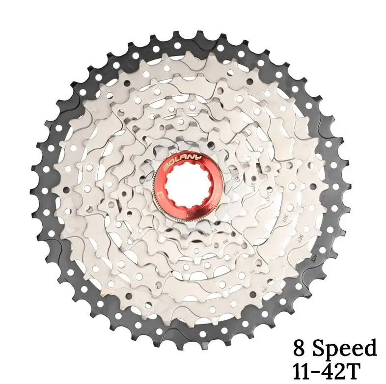 MTB велосипед freewheel 8 9 10 11 скорость 40 42 46 50 т маховик для Shinamo XT SLX Sram Горный велосипед Велоспорт кассеты аксессуары - Цвет: 8Speed 11-42T