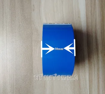 

Thermal Transfer Blue DateCoding machine Printer Ink Ribbon 30x100m For HP-241, HP-241B, 241B.TJ-08 plastic and paper Coding