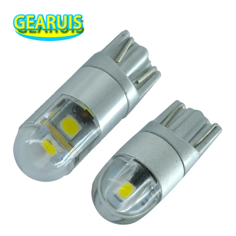 

50 pcs atualizacao Estilo Do Carro W5W LEVOU T10 3030 2 SMD 3 SMD Auto Lampadas Auto 501 168 194 Licenca Plat Luz Estacionamento