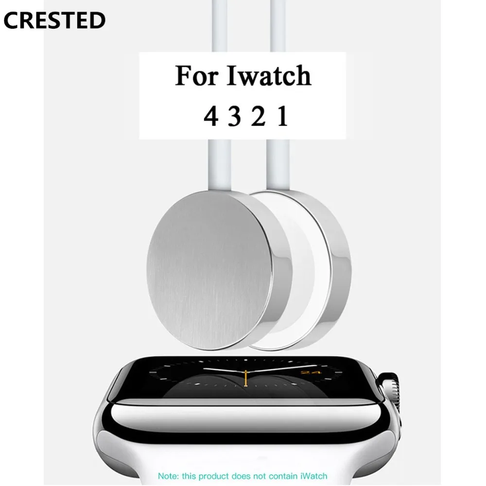 

CRESTED charger For Apple watch iwatch band strap Series 4 3 2 1 Wireless USB Certified Magnetic iWatch Charge Charging Cable 1M