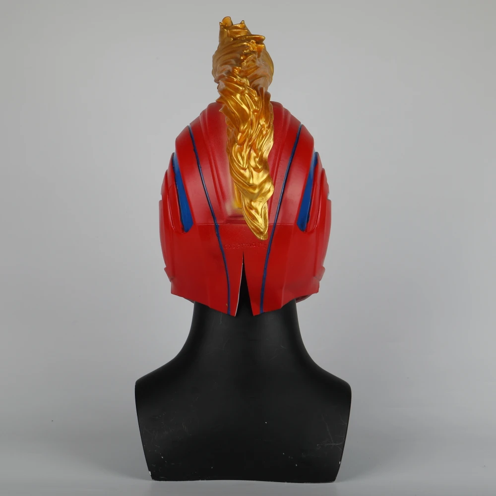 PVC Helmet Captain Marvel Carol Danvers Superohero Mask Women Cosplay Helmet Costume Halloween Party Prop (7)