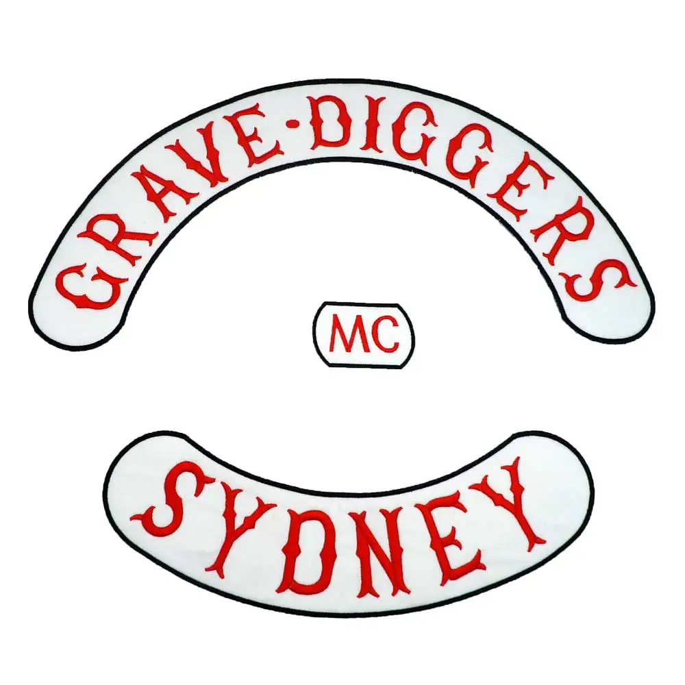 Graver digger SYDNEY ROCKER rocker Patch Вышитые панк байкерские патчи Одежда наклейки аксессуары для одежды значок