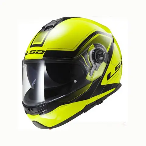 LS2 FF325 флип-ап мотоциклетный шлем двойной солнцезащитный объектив модульный мото rbike шлем Мужской полный лицо ECE гоночный мото шлемы - Цвет: 3
