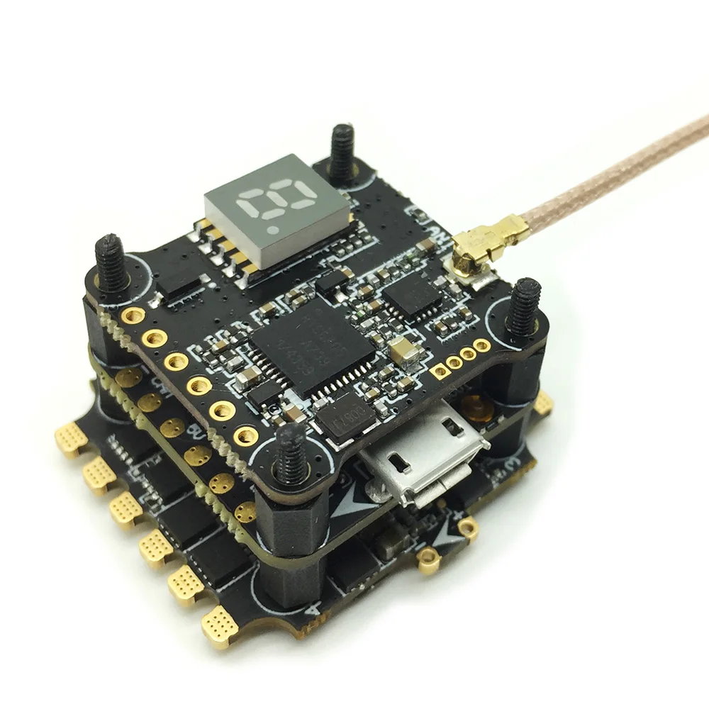 

XJB F428-TX20.V2 F4 Flight Controller OSD 4in1 28A Blheli_S ESC 5.8G FPV Transmitter for RC Racing Quadcopter Drone