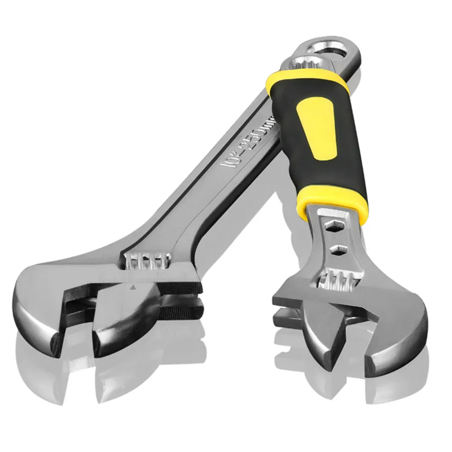 1Pcs 4 15 inch Hand Tools Adjustable Wrench Monkey Wrench Steel Spanner Car Spanner Tools Metric|Wrench| - AliExpress