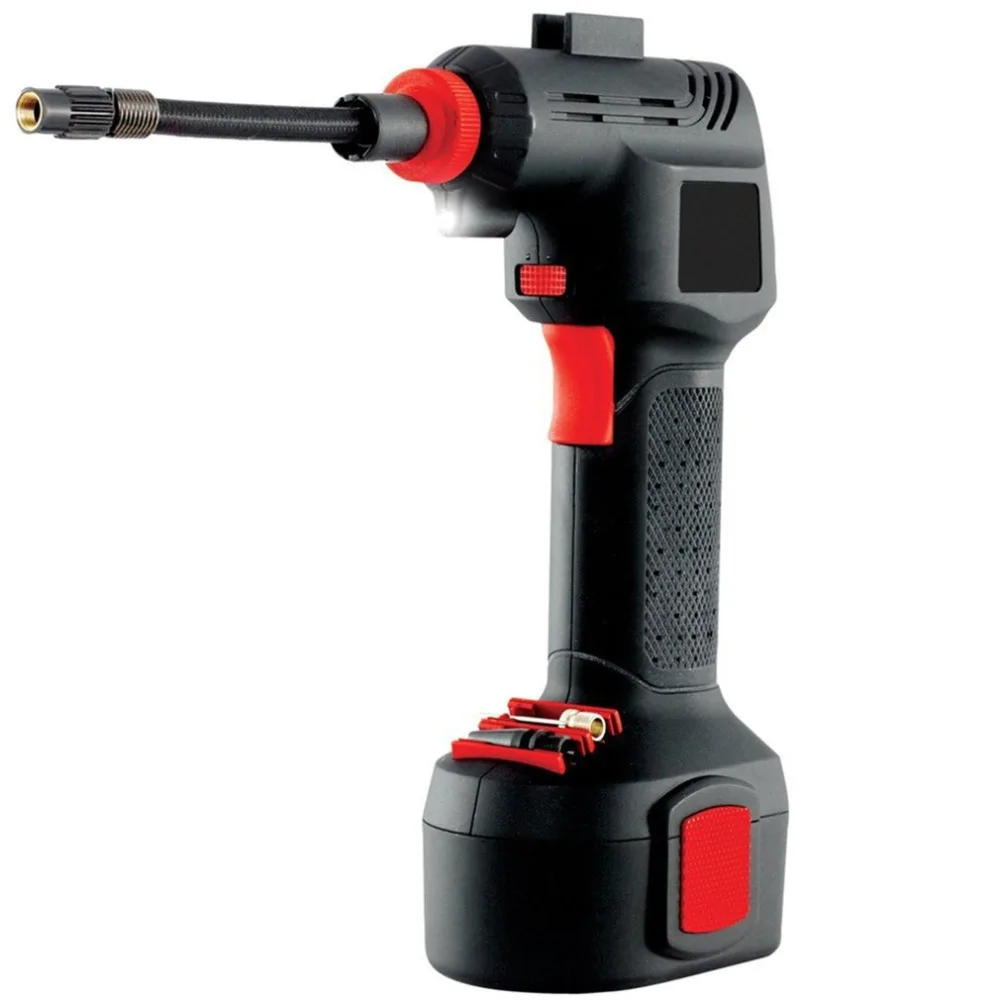 

Air Hawk Pro Automatic Cordless Tire Inflator Portable Air Compressor Easy to Read Digital Pressure Gauge Built in LED Light