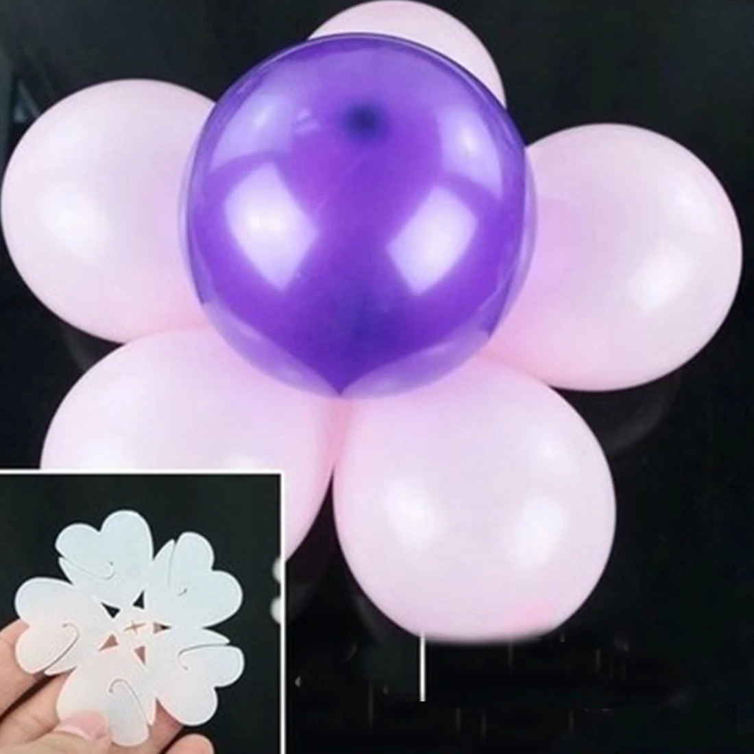 

New 10pcs/lots Balloon Seal Clip Multi Balloon Sticks Balloon Accessories Plum Flower Clip Practical Balloon Sealing Clamp