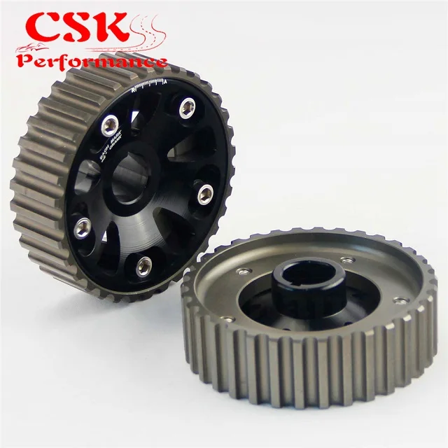 2 Pcs High Performance Cam Gears Pulley Kit Fits For 88 00 Honda Civic
