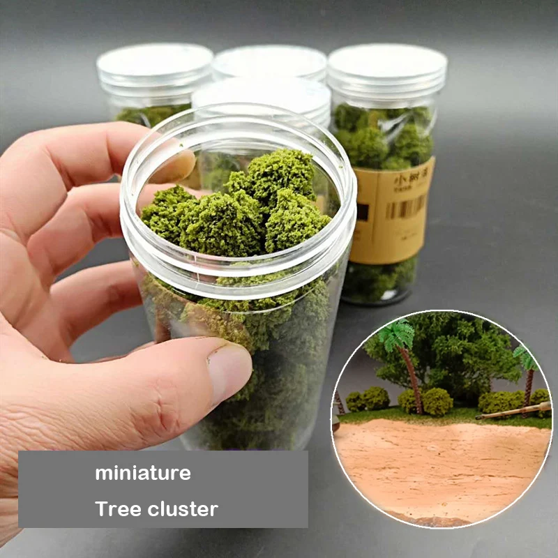 

miniature Tree cluster Landscape Model Materials Sand Table Military Building Model DIY small tree scenario models for tank car