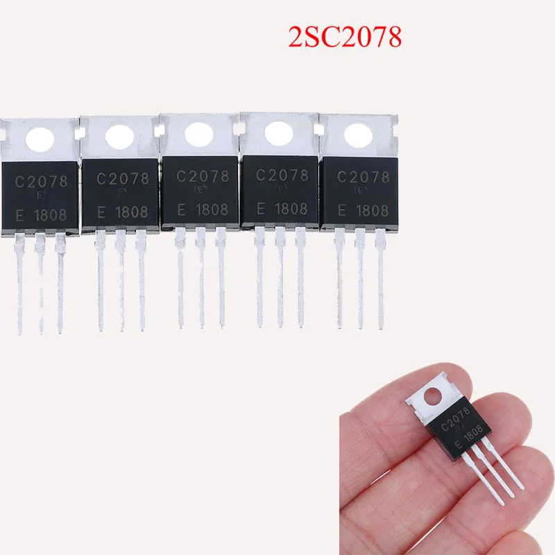 

5 Pcs/lot RF/VHF/UHF Transistor TO-220 C2078 Instrument Parts Accessories 2SC2078