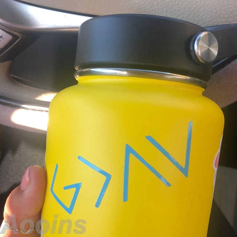 God Jesus  God is Greater Than Highs & Lows Ainyl Sticker cup Decor