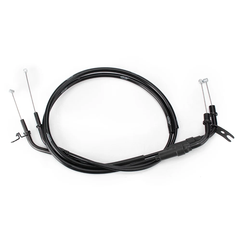  Throttle Cables Accelerator Lines Steel Wires For Kawasaki Ninja Z1000 2014 2015 2016 Pair Motorcycle Accessory Parts