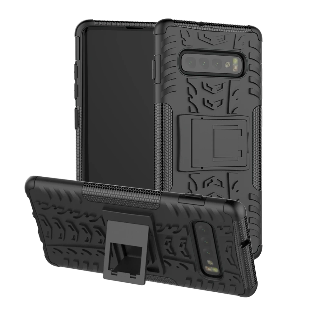 Гибридный армированный чехол для Samsung Galaxy S10 S9 S8 Plus S10E Note 8 9 чехол-подставка J3 J7 J8 A9