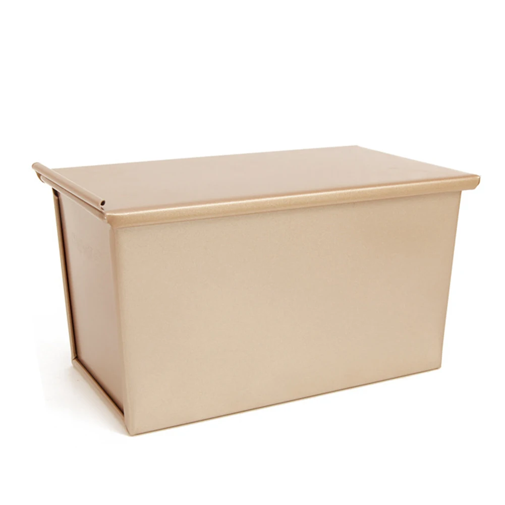 

Easy Clean Bread Rectangular Baking Mold Toast Box With Vent Kitchen Tool Multipurpose Slide Lid Household Cake Loaf Pan DIY