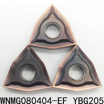 

10pcs WNMG080404-EF YBG205 WNMG080404-PM YBC251 YBC252 carbide insert turning tool cutting insert CNC Metal Lathe turning tool