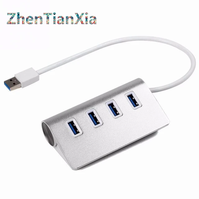 High 4 Ports USB 3.0 Hub Portable Aluminum Hub Splitter New for Apple Macbook Air PC Laptop (No External Power Supply) _ - AliExpress Mobile