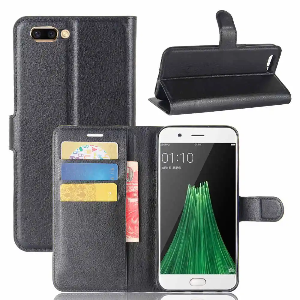 Чехол книжка из искусственной кожи для OPPO R11 Plus + бумажник телефона с подставкой s