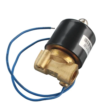 

1/4" Electric Solenoid Valve Brass water air oil gas control Pneumatic AC 220V DC 12V 24V 380V 2 port 2 positions 2W025-08 NC