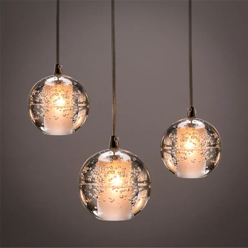 3 lights DIY Customized Meteor Crystal Chandelier Lamp Fixtures Magic