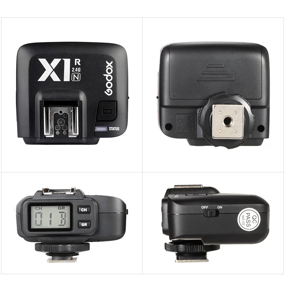 GODOX X1N комплект триггера вспышки 2 4 ГГц 1/8000 с беспроводной E TTL передатчик и
