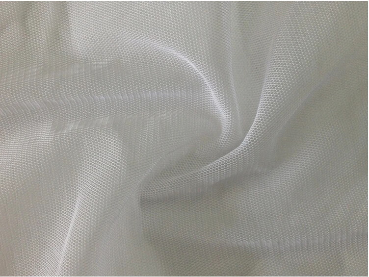 

Hot! 165cm width 2meters/lot off white soft mesh tulle fabric for mosquito net tutu skirt curtain wedding dress backdrop cloth