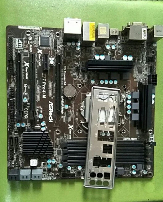 Z77 Pro4 M 1155 Ddr3 Lga1155 Z77 Motherboard Used 90 New Send Sata Cable Computer Cables Connectors Aliexpress