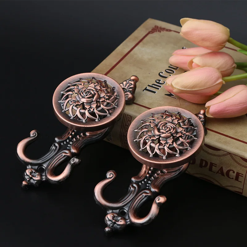 Aliexpress.com : Buy 2pcs European Curtain Wall Hook with Flower