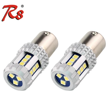 

2x Auto Signal LED 1156 BA15S P21W 1157 T20 7443 Car Truck Turn Back Up Stop LED Light ba15s bay15d DRL 12V 24V High Power White
