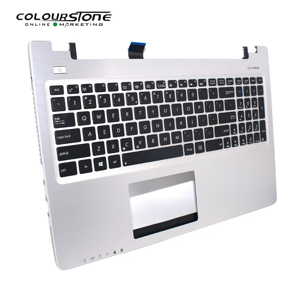 S550 Клавиатура для ноутбука Asus K56CB A56 S56 R505C S550CB K56CM S56C A56C с plamrest topcase Клавиатура для ноутбука английская