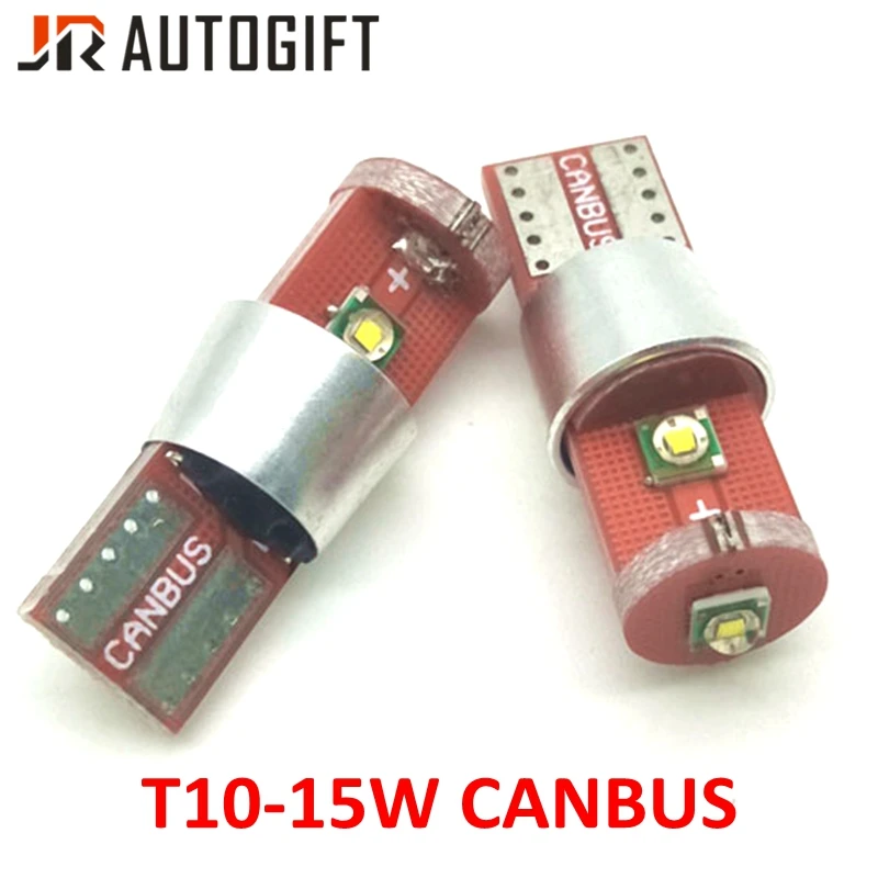 10 шт автомобилей Светодиодный T10 15 W canbus светодиодный W5W Canbus t10 светодиодный 3smd габаритный фонарь парковки свет t10 3 светодиодные лампы SMD свет внешний свет