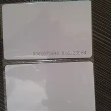 1000pce/Лот низкая стоимость 125 кГц пустая карта тонкая ПВХ идентификационная смарт-карта