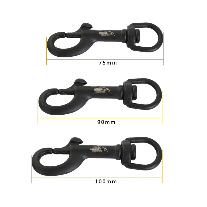 75/90/100 MM 316 الفولاذ المقاوم للصدأ مسمار مُلَوْلبَ خُطافي مزود بمشبك كليب الغوص هوك BCD اكسسوارات أدوات معدات غطس 75/90/100 MM 316 الفولاذ المقاوم للصدأ مسمار مُلَوْلبَ خُطافي مزود بمشبك كليب الغوص هوك BCD اكسسوارات أدوات معدات غطس