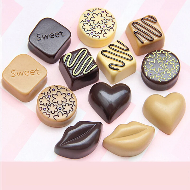 

1pc Simulation DIY cake message information Fridge food chocolate refrigerator sticker Home decoration accessories