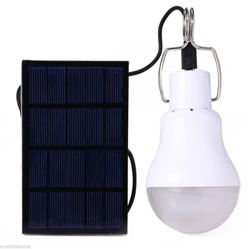 

Binval 15W 130LM Solar Lamp Powered Portable Led Bulb Light Solar Panel Camp Tent Night Fishing Light Solar Camping Light Lamp